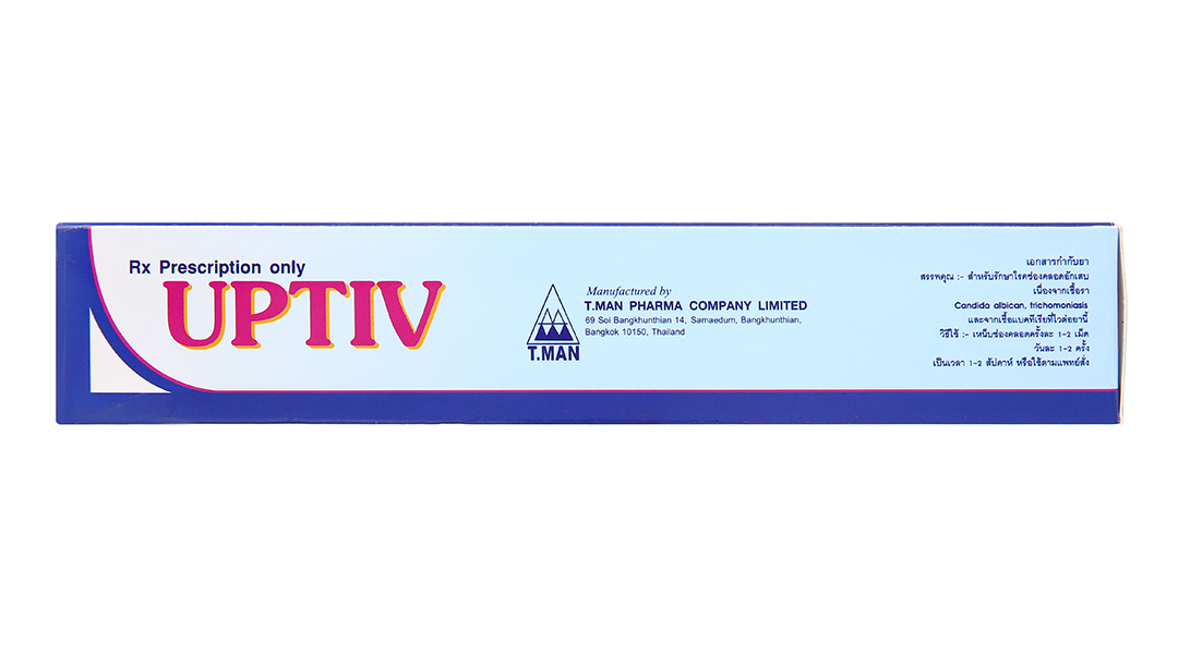 Viên đặt âm đạo Uptiv trị viêm âm đạo, âm hộ