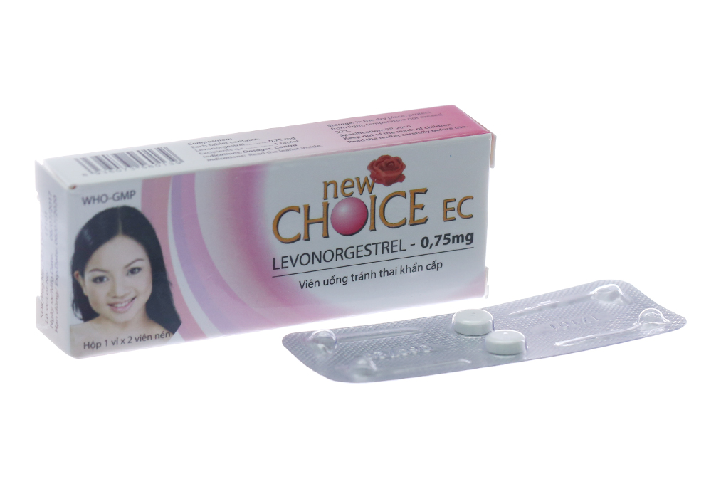 New Choice EC thuốc tránh thai khẩn cấp trong vòng 72 giờ