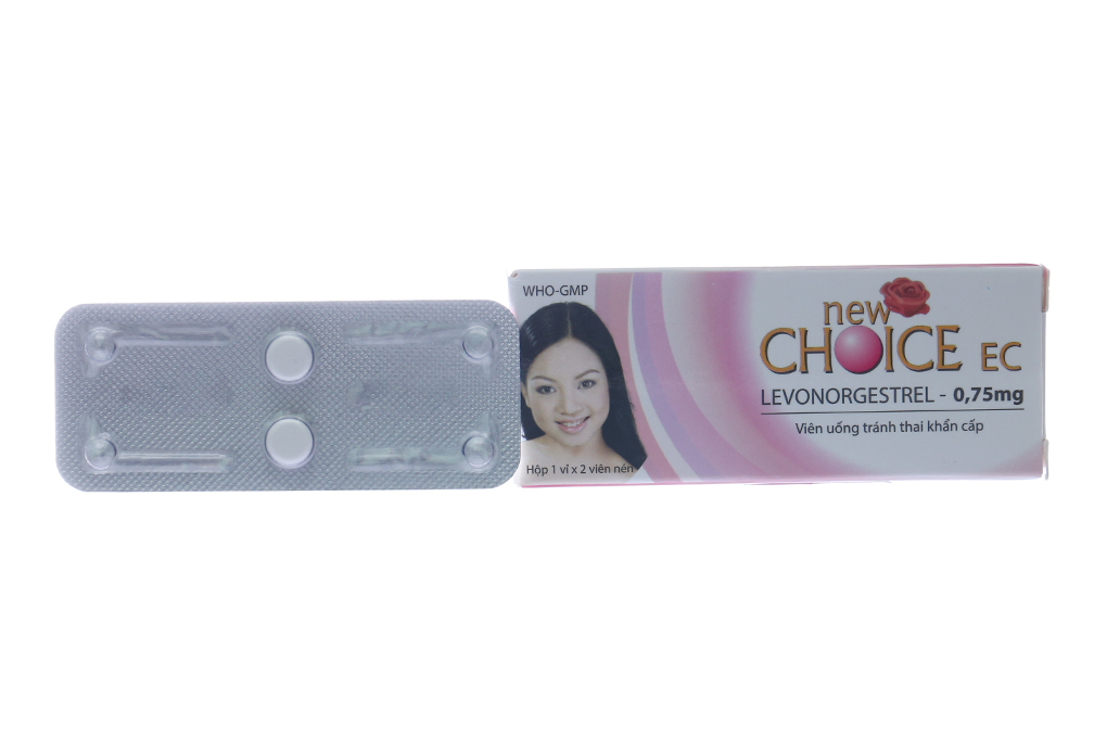 New Choice EC thuốc tránh thai khẩn cấp trong vòng 72 giờ
