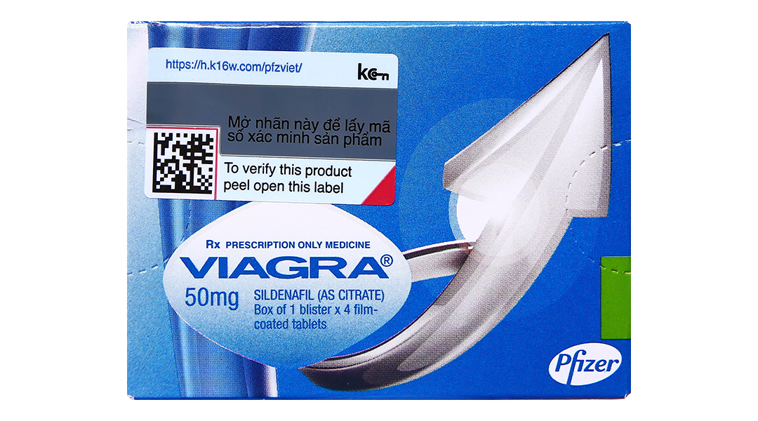 Viagra 50mg trị rối loạn cương dương