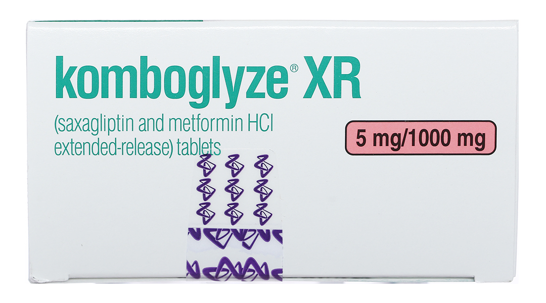 Komboglyze XR 5mg/1000mg trị đái tháo đường tuýp 2