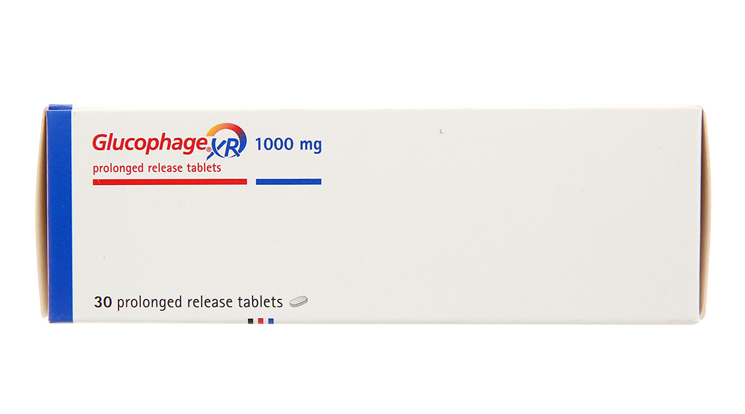 Glucophage XR 1000mg trị đái tháo đường tuýp 2