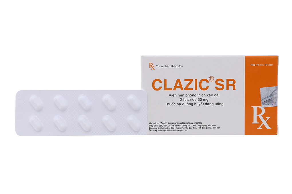 Clazic SR 30mg trị đái tháo đường