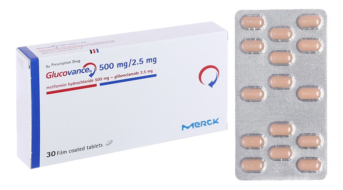 Thuốc Glucovance 500mg 2 5mg Hộp 30 Vien Nha Thuốc An Khang