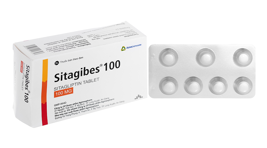 Sitagibes 100 trị đái tháo đường tuýp 2