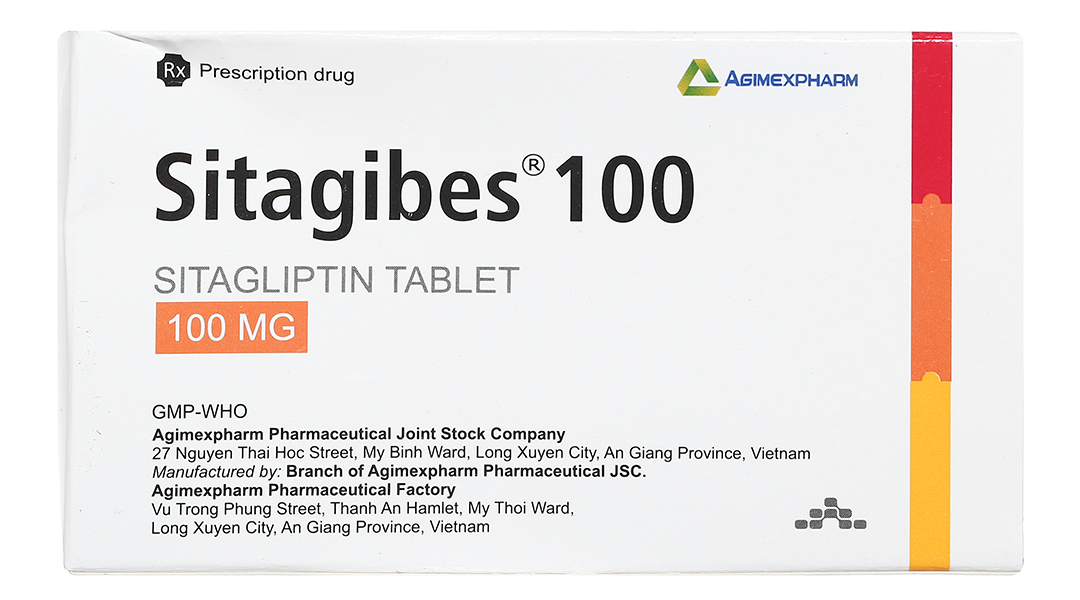 Sitagibes 100 trị đái tháo đường tuýp 2