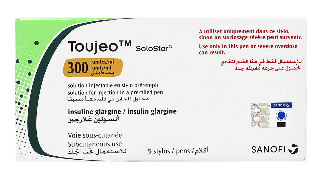 Bút tiêm Toujeo SoloStar 300IU/ml trị đái tháo đường