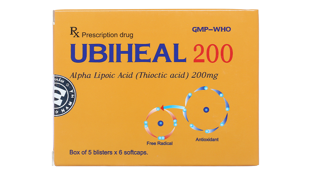 Ubiheal 200 trị rối loạn cảm giác do bệnh thần kinh đái tháo đường