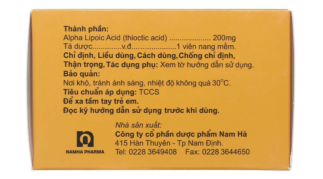 Ubiheal 200 trị rối loạn cảm giác do bệnh thần kinh đái tháo đường