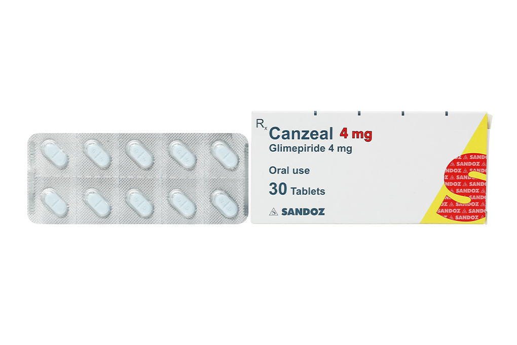 Canzeal 4mg trị đái tháo đường