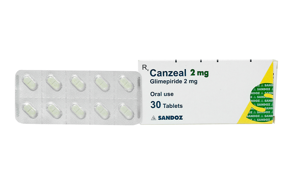 Canzeal 2mg trị đái tháo đường