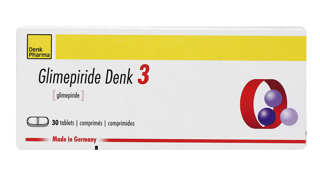 Glimepiride Denk 3 trị đái tháo đường tuýp 2