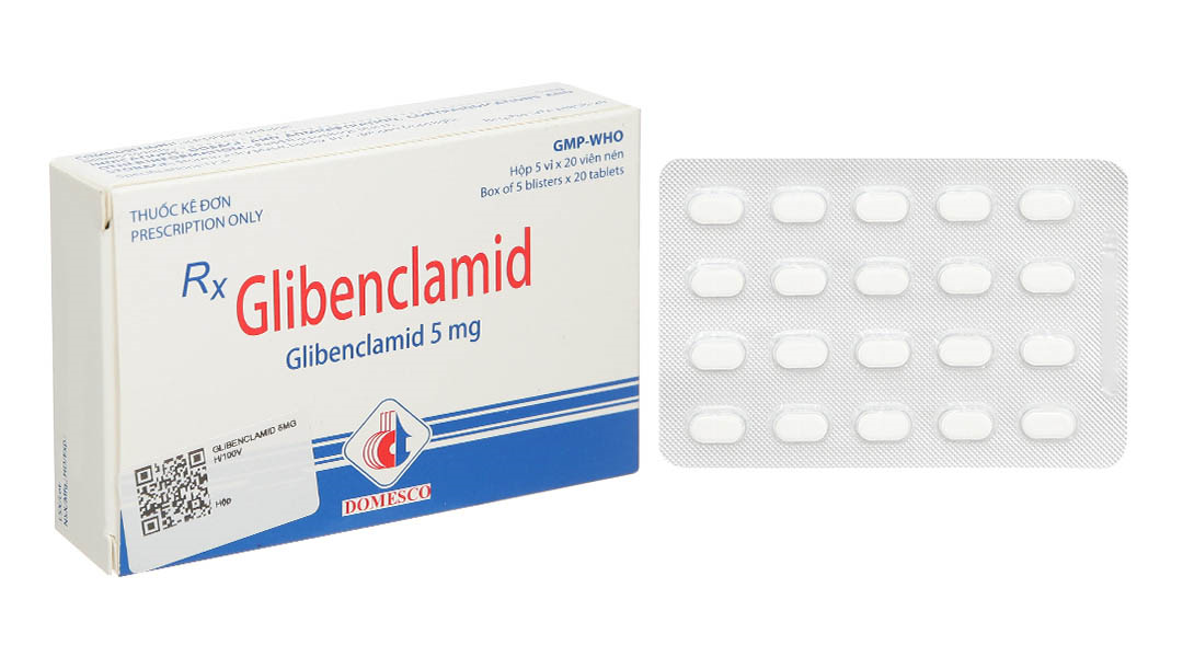Glibenclamid Domesco 5mg trị đái tháo đường