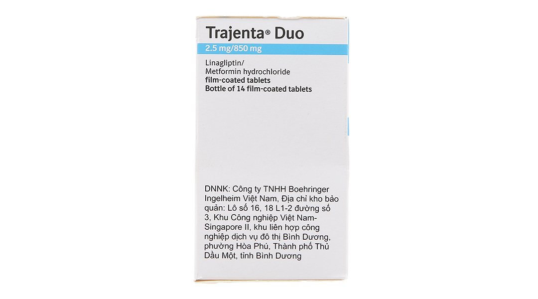 Trajenta Duo 2.5mg/850mg trị đái tháo đường