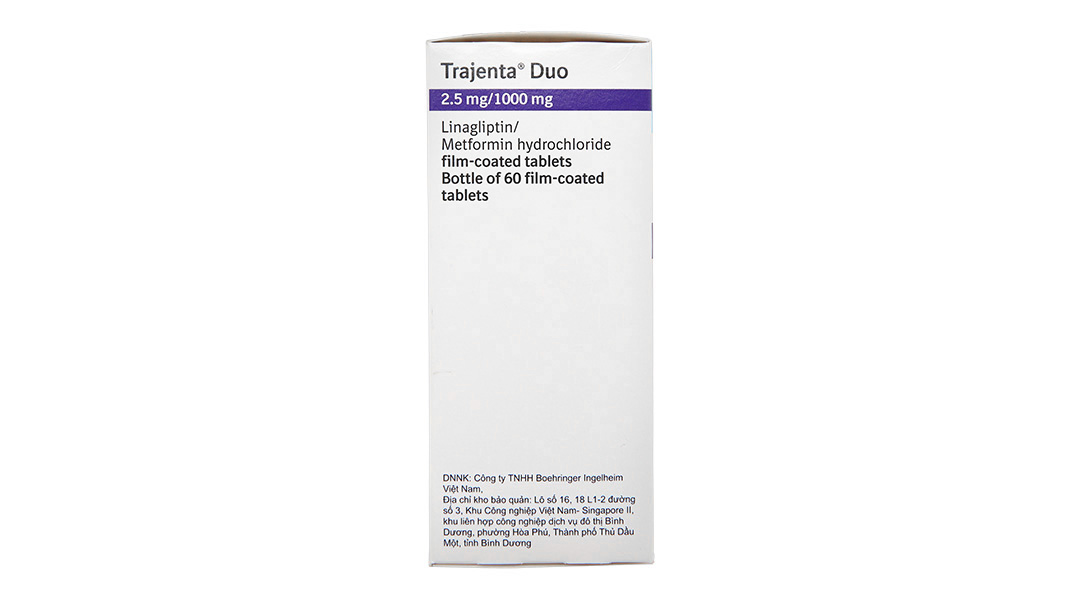 Trajenta Duo 2.5mg/1000mg điều trị tiểu đường
