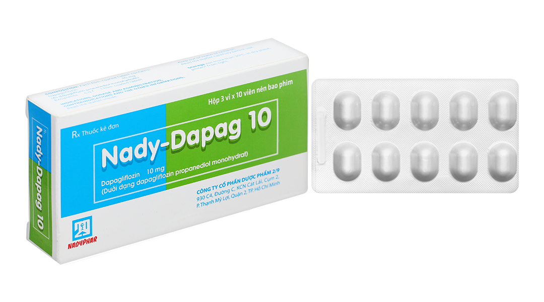 Nady-Dapag 10 trị đái tháo đường tuýp 2