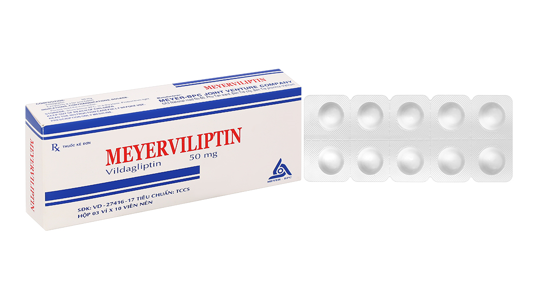 Meyerviliptin 50mg trị đái tháo đường tuýp 2