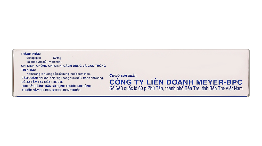 Meyerviliptin 50mg trị đái tháo đường tuýp 2