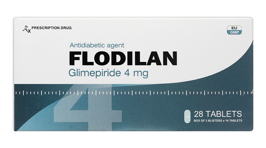 Flodilan 4mg thuốc trị đái tháo đường tuýp 2