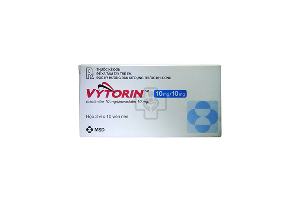 Vytorin 10mg/10mg trị rối loạn lipid máu