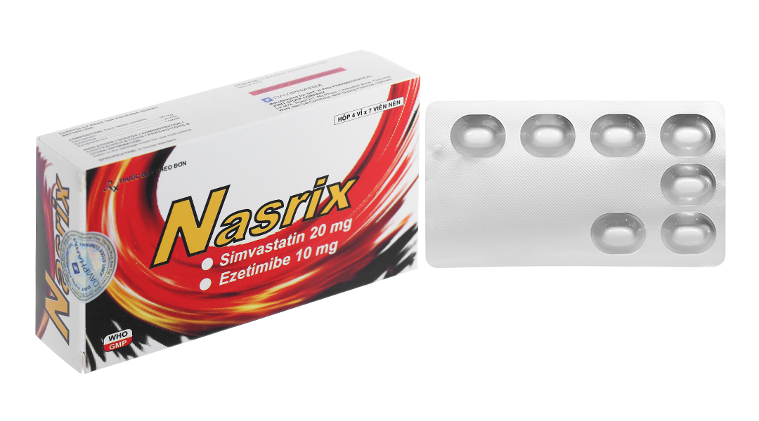 Nasrix điều trị rối loạn mỡ máu