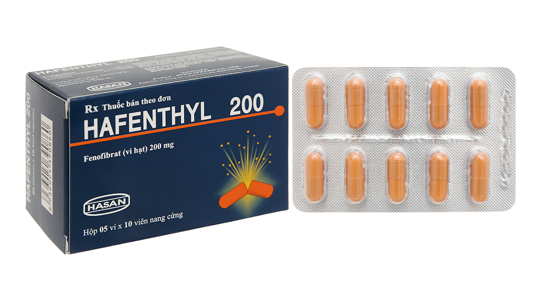 Hafenthyl 200 trị tăng triglycerid máu