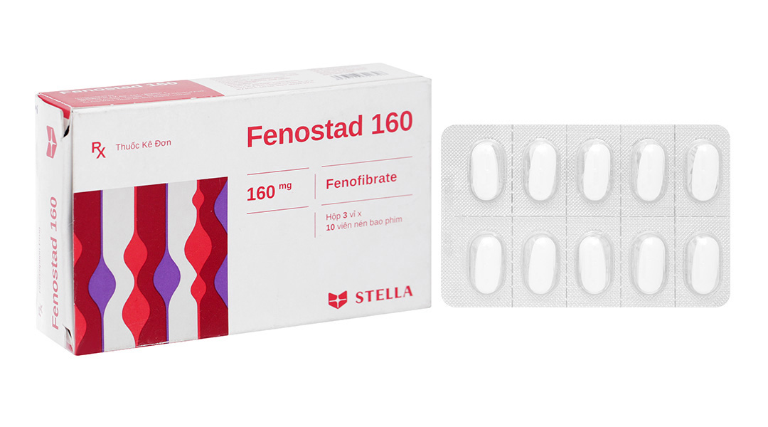Fenostad 160 trị rối loạn mỡ máu