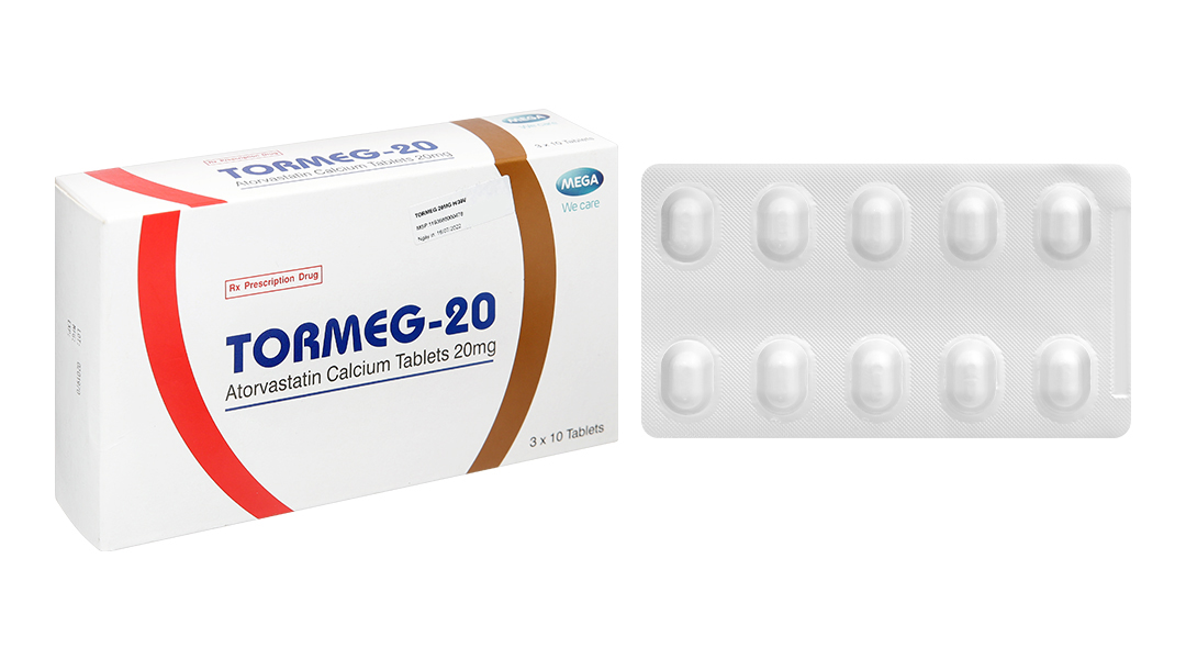 Tormeg-20 ngừa bệnh tim mạch