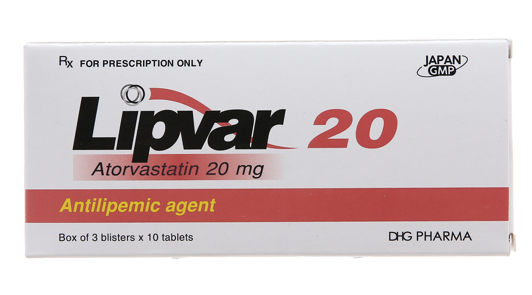 Lipvar 20 trị rối loạn lipid máu