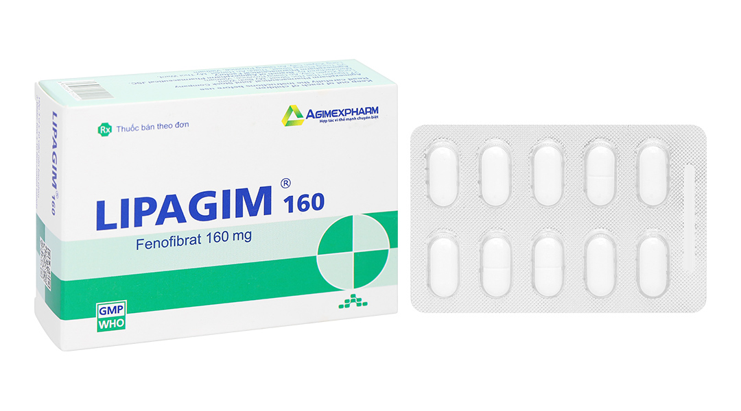 Lipagim 160 điều trị tăng Lipid máu