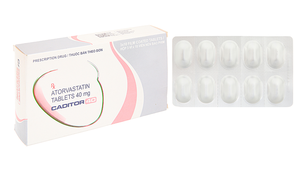 Caditor 40 trị tăng cholesterol huyết