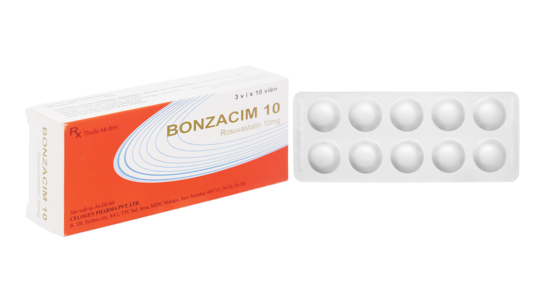 Bonzacim 10 làm giảm cholesterol toàn phần