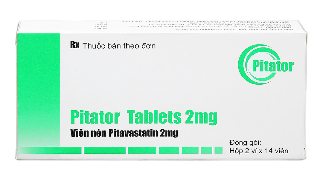 Pitator Tablets 2mg trị rối loạn mỡ máu