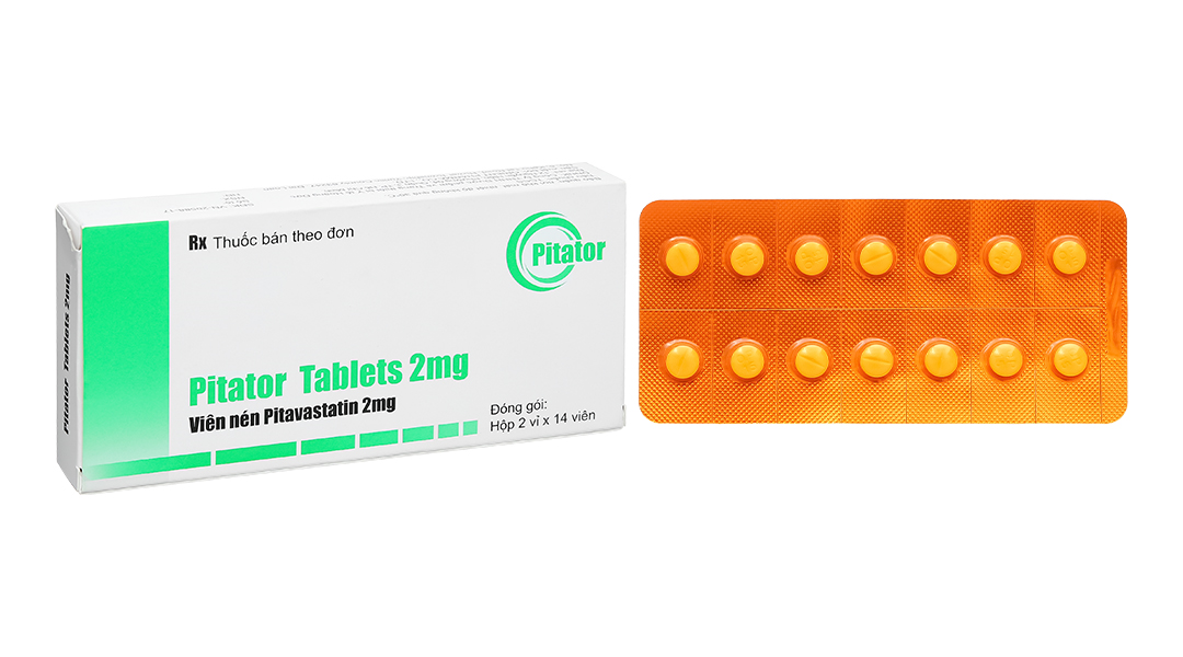Pitator Tablets 2mg trị rối loạn mỡ máu