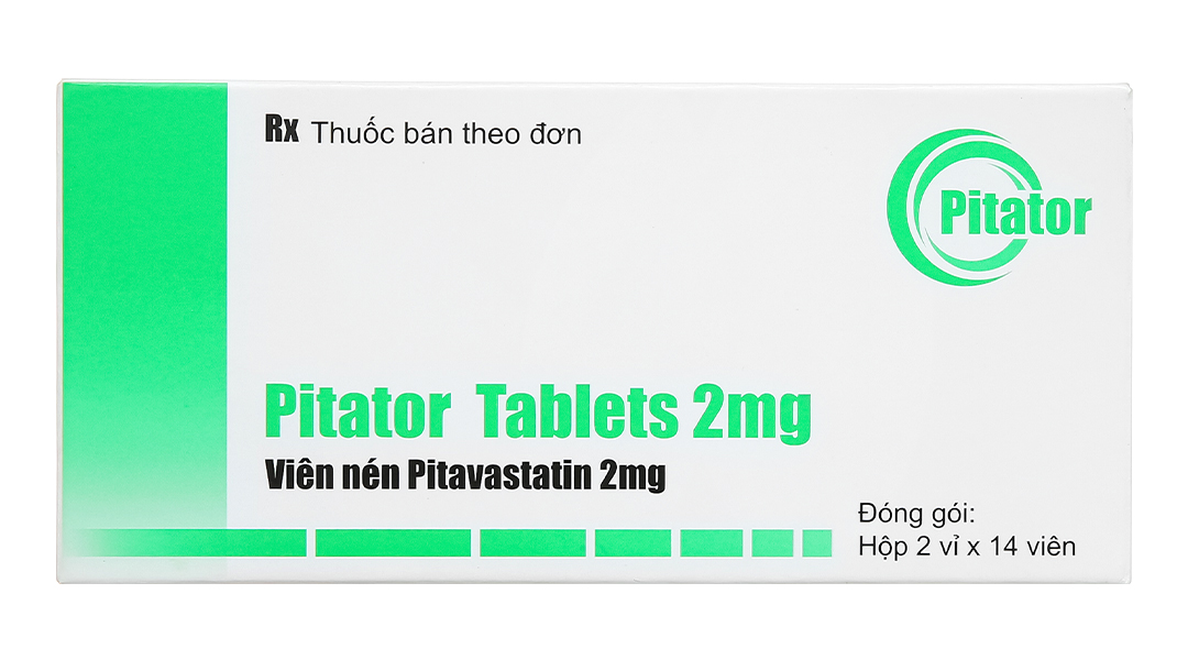 Pitator Tablets 2mg trị rối loạn mỡ máu