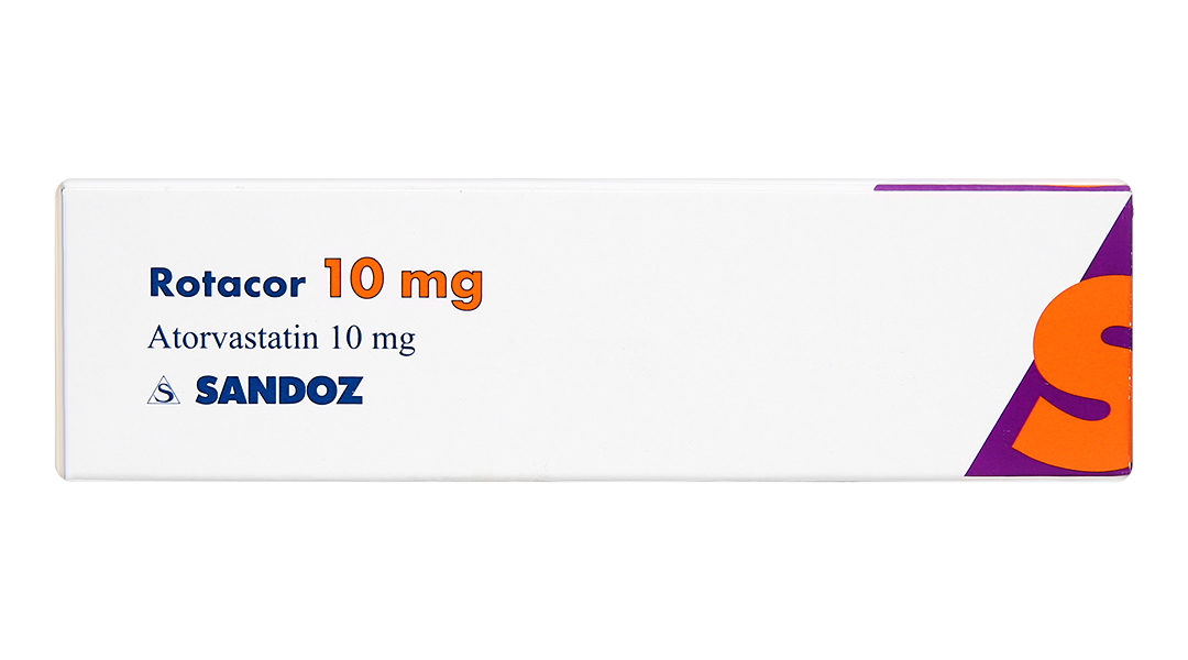 Rotacor 10mg trị tăng cholesterol máu