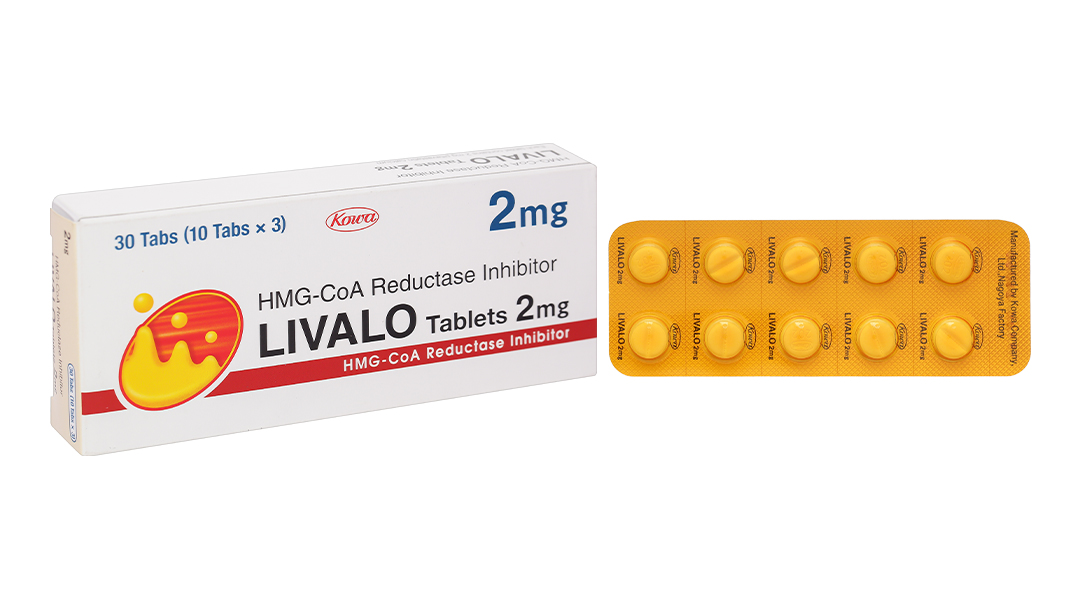 Livalo Tablets 2mg trị rối loạn lipid máu