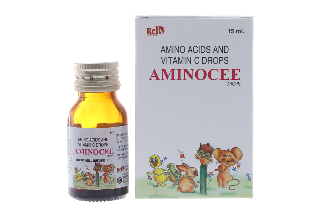 Thuốc uống nhỏ giọt Aminocee bổ sung dưỡng chất cho bé