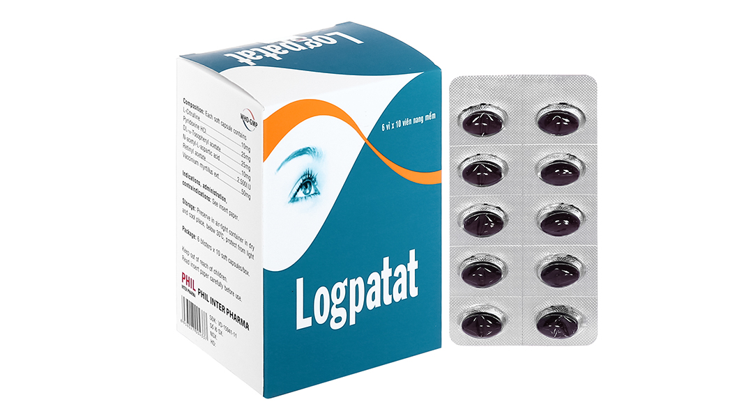 Logpatat trị các bệnh về mắt, suy giảm thị lực