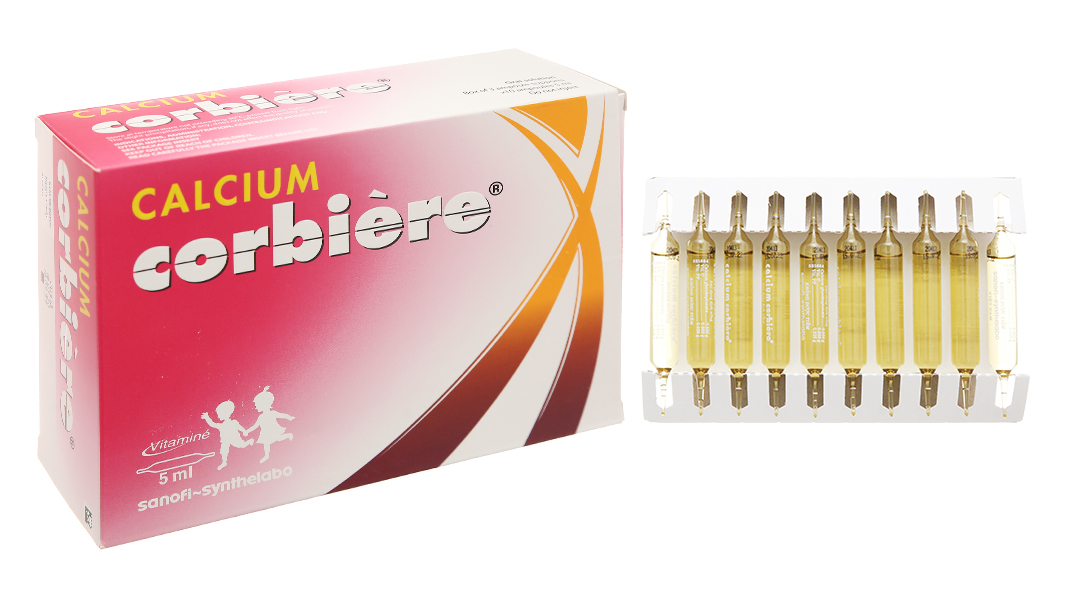 Dung dịch uống Calcium Corbière bổ sung canxi, trị loãng xương