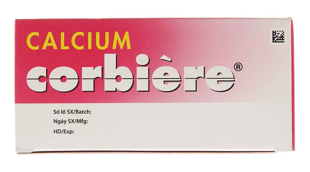 Dung dịch uống Calcium Corbière bổ sung canxi, trị loãng xương