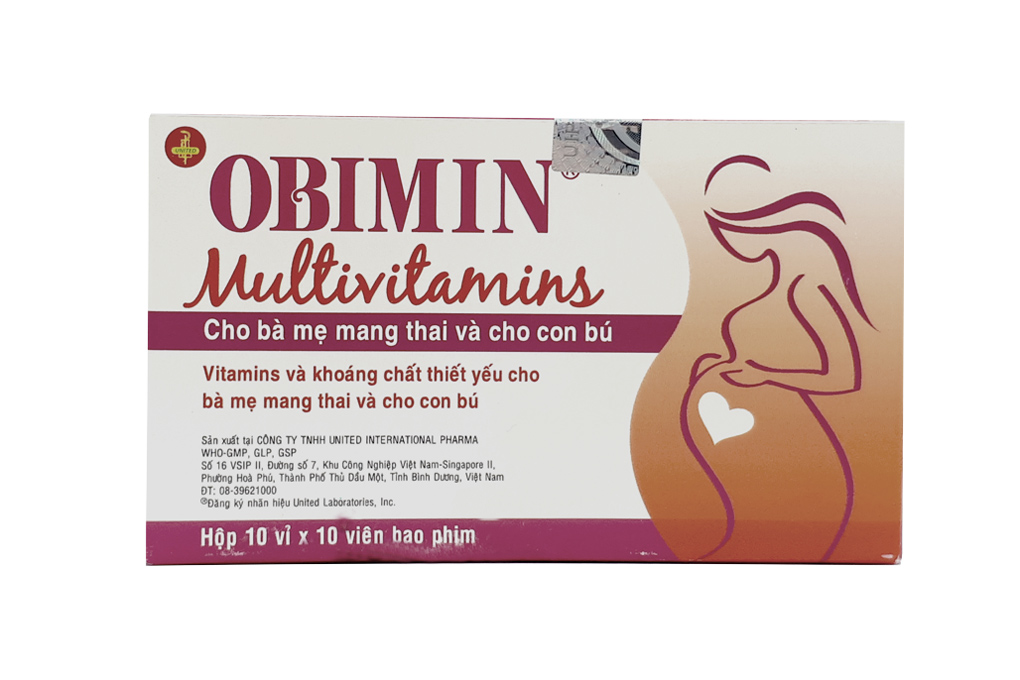 Obimin Multivitamins bổ sung vitamin, khoáng chất cho phụ nữ mang thai