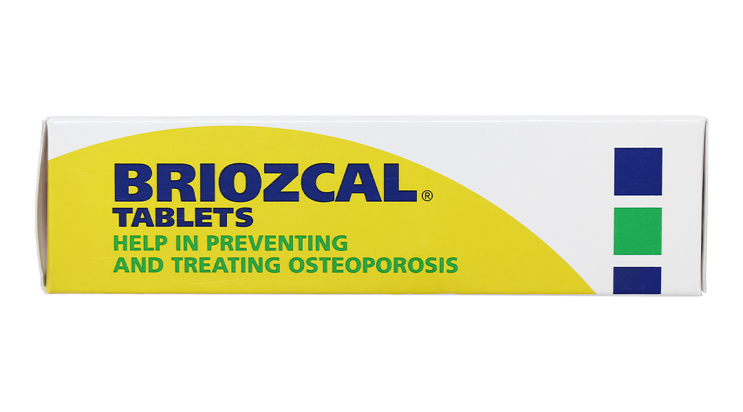 Briozcal bổ sung canxi và vitamin D3, điều trị loãng xương