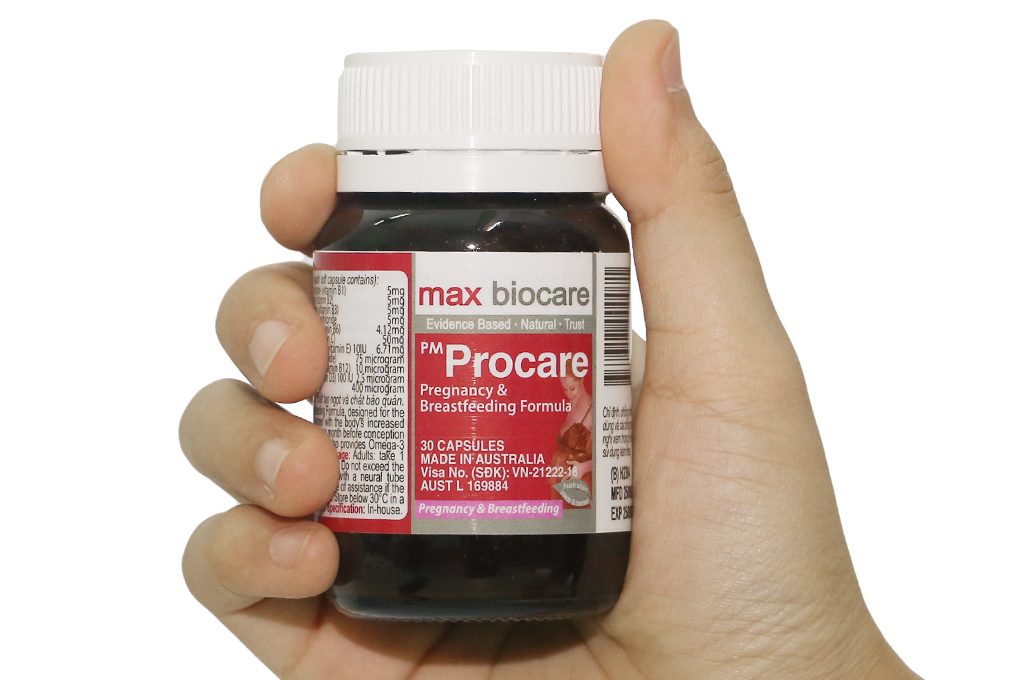 PM Procare bổ sung vitamin, khoáng chất cho phụ nữ mang thai
