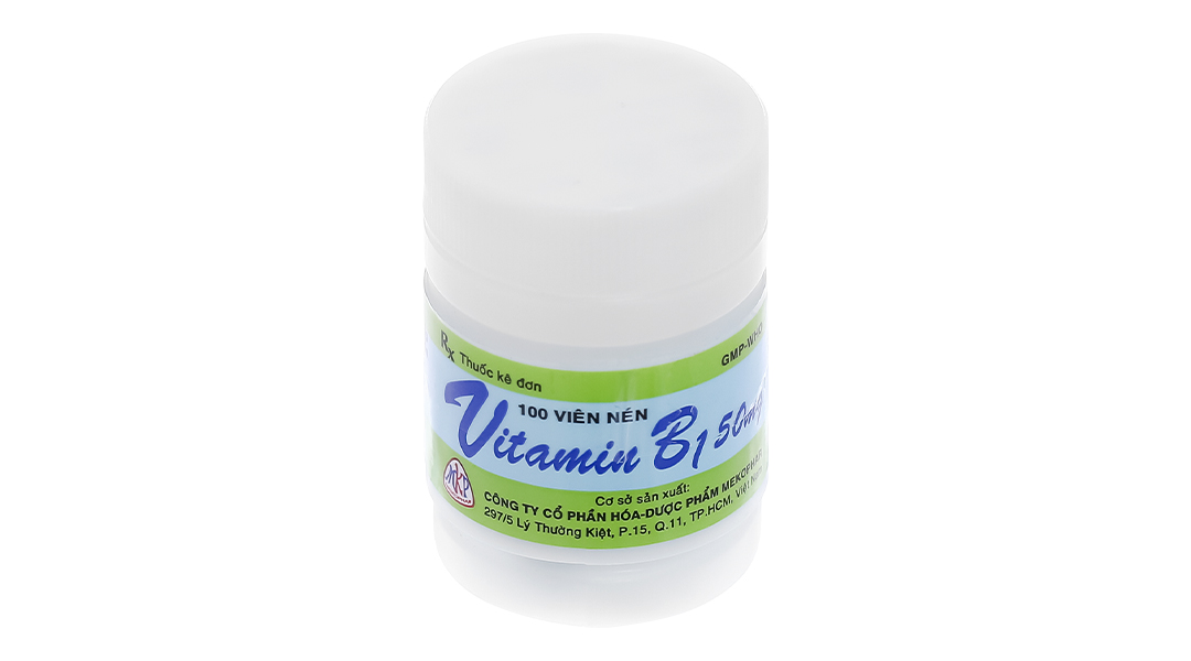 Vitamin B1 Mekophar 50mg trị viêm dây thần kinh, tê phù