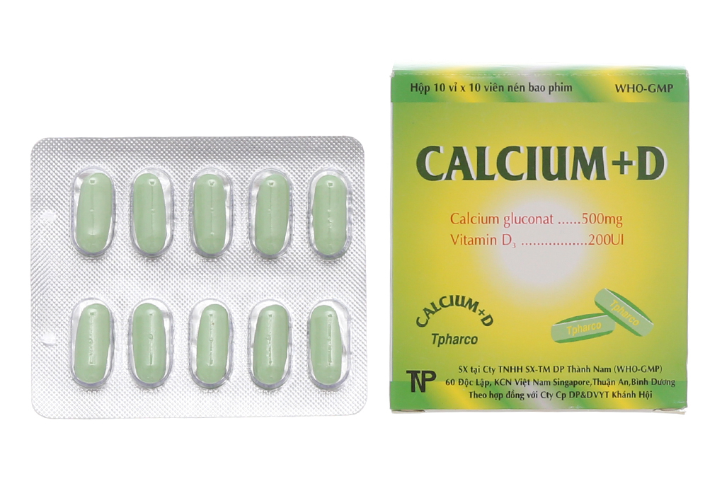 Calcium+D TNP trị loãng xương, nhuyễn xương