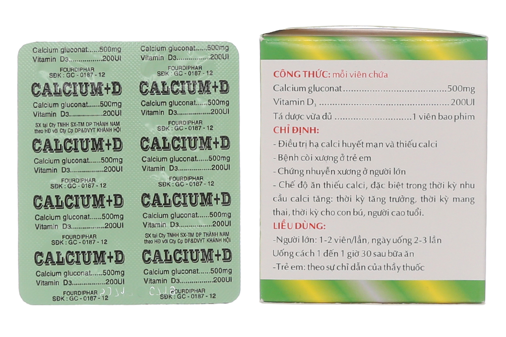 Calcium+D TNP trị loãng xương, nhuyễn xương