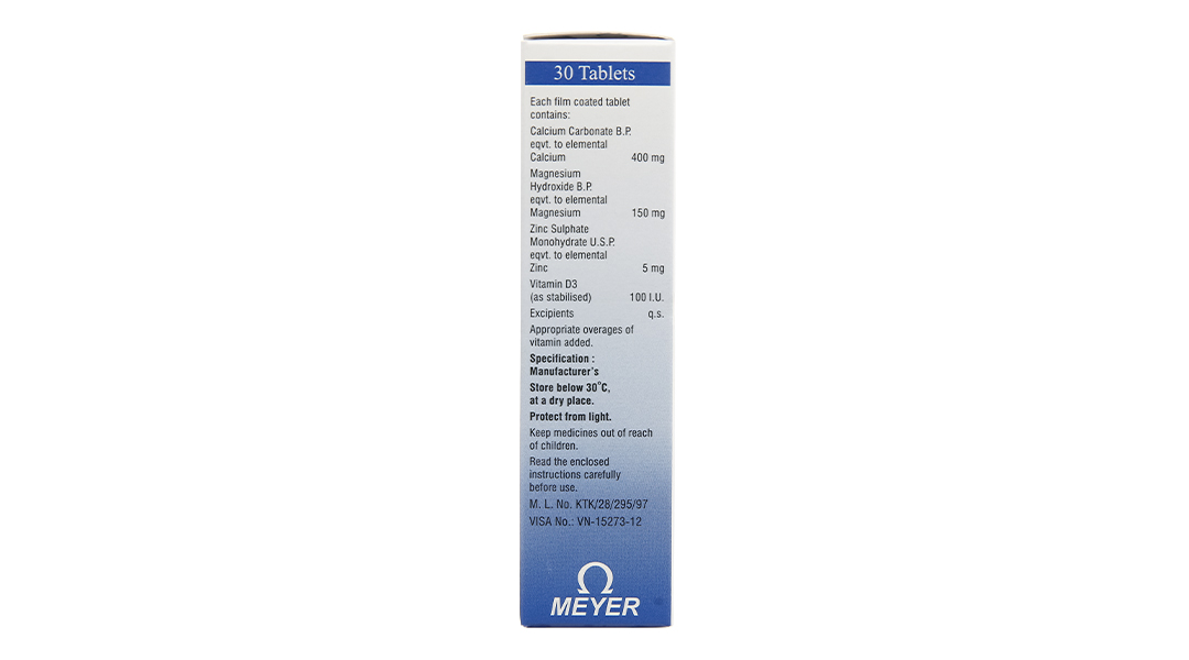 Osteomed bổ sung canxi, magie, kẽm và vitamin D3