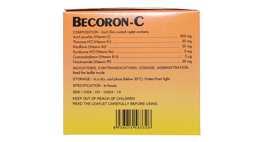 Becoron-C tăng cường, củng cố hệ thống miễn dịch