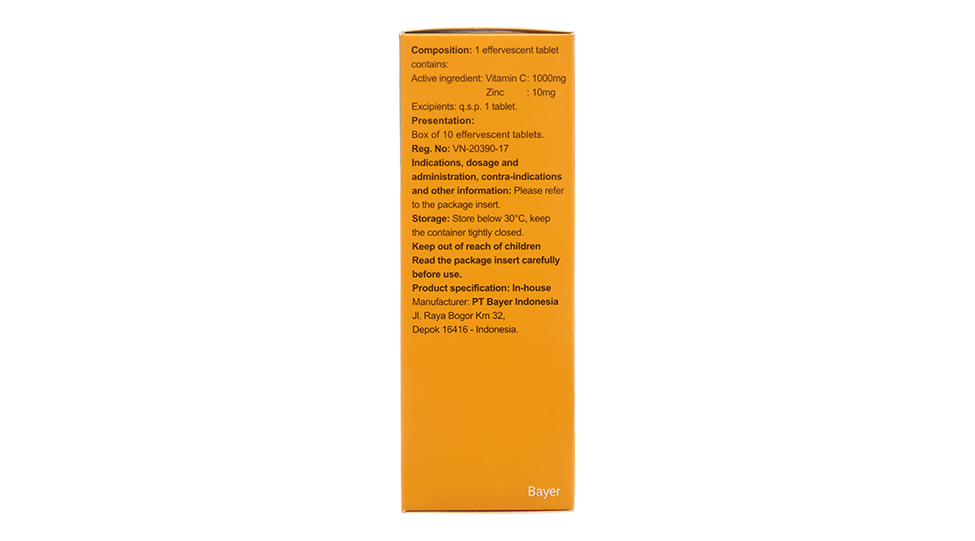 Viên sủi Redoxon Double Action bổ sung vitamin C và kẽm, tăng đề kháng
